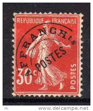 France Préo N° 58 Luxe **avec Une Dent Courte . - 1893-1947