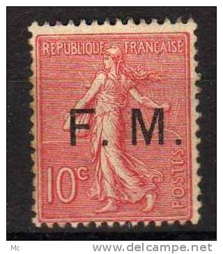 France FM N° 4 Avec Charniere * - Military Postage Stamps