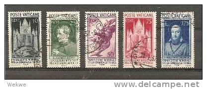 Vat Mi.Nr.51-58/   - VATICAN - / Kath. Presse 1936 O - Used Stamps