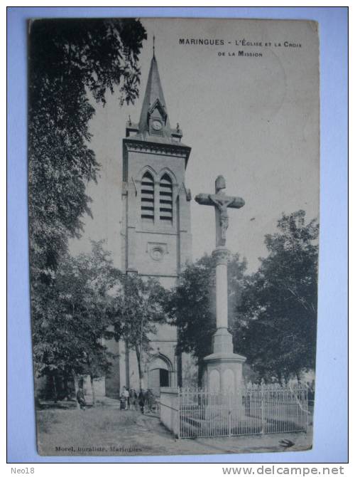 MARINGUES. L EGLISE ET LA CROIX DE LA MISSION - Maringues