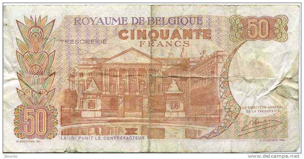 Belgique Belgium 50 Francs 16 Mai 1966 Trésorie P139 - 50 Franchi