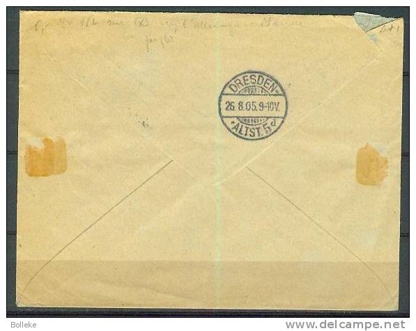 Mercure - Grèce  -  Lettre De 1905  -   Expédié Vers L´ Allemagne -  Dresden - Brieven En Documenten