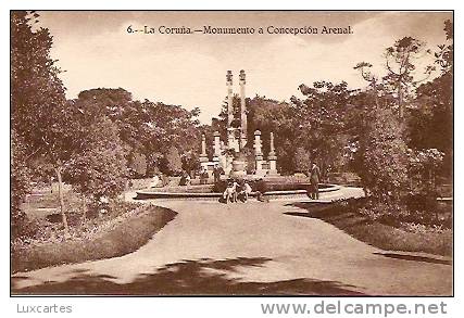 6.LA CORUNA . MONUMENTO A CONCEPCION ARENAL. - La Coruña