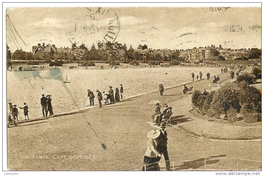 .ANGLETERRE.HAMPSHIRE.THE CANOE LAKE SOUTHSEA - Autres & Non Classés