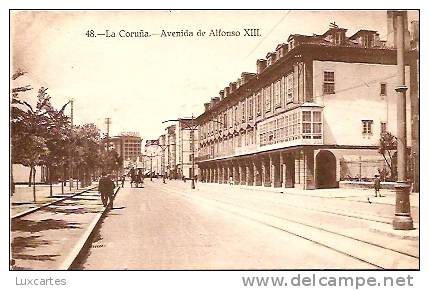 48.LA CORUNA . AVENIDA DE ALFONSO XIII.. - La Coruña