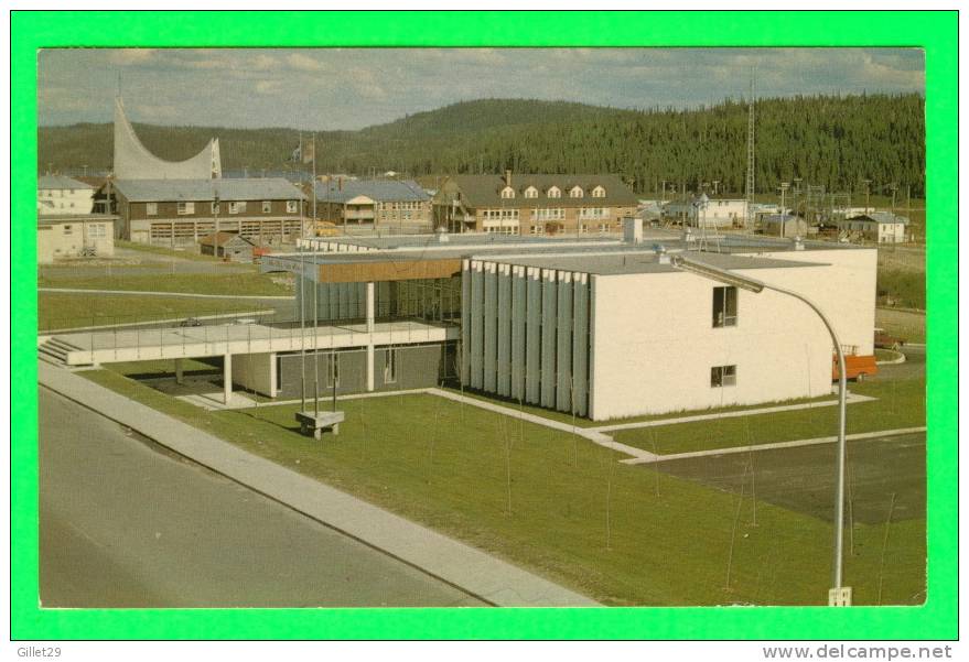 CHIBOUGAMAU, QUÉBEC - HÔTEL DE VILLE - CIRCULÉE EN 1967 - - Autres & Non Classés