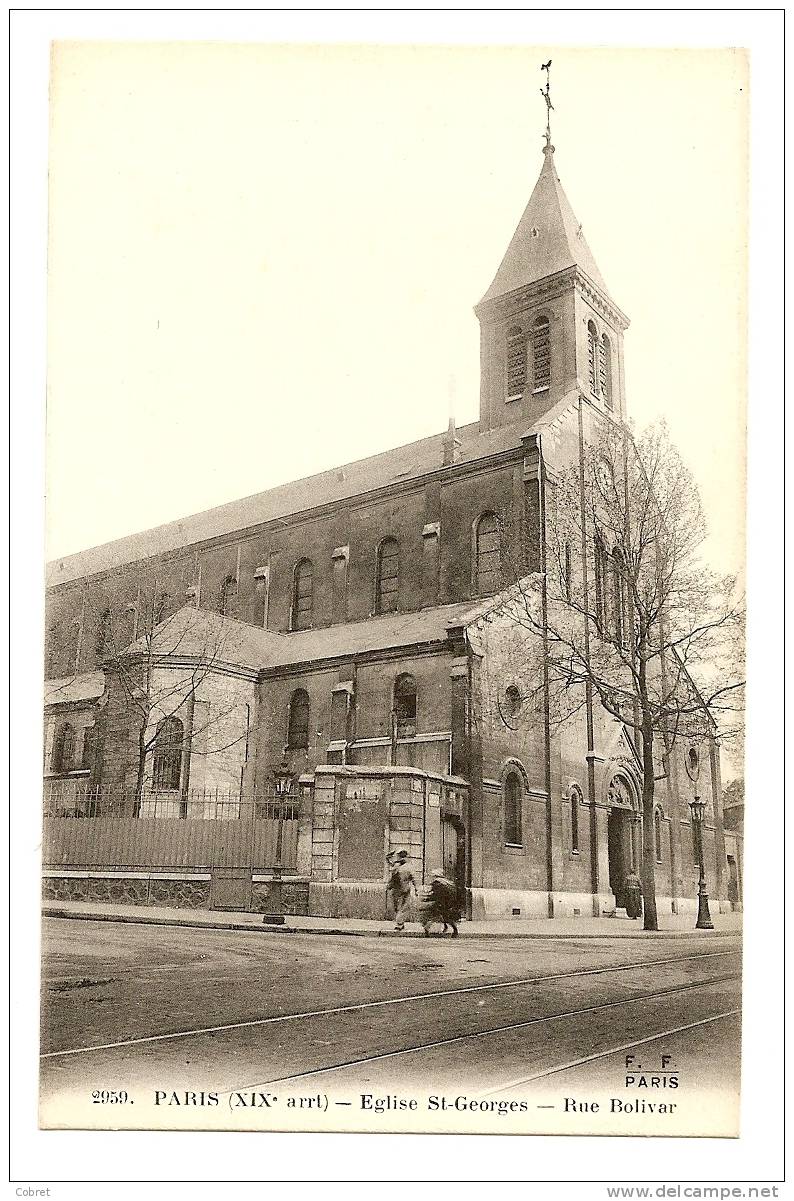 PARIS - Egilse Saint-georges, Rue Bolivar - Arrondissement: 19