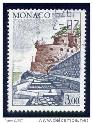 MONACO - N°  991 Oblitéré - Le Fort Antoine - Oblitération De 1975 - Used Stamps