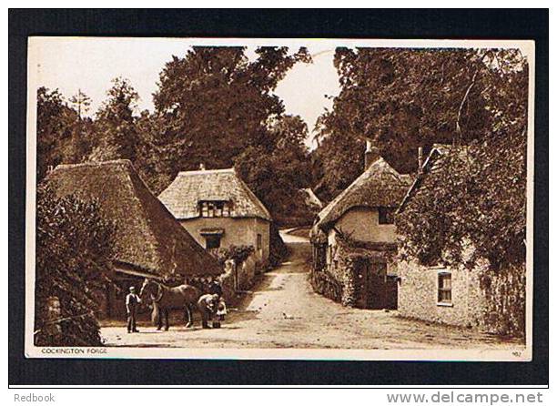 Early Postcard Blacksmith Cockington Forge Near Torquay Devon - Ref 432 - Torquay