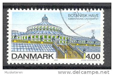 Denmark 2001 Mi. 1267  4.00 Kr  Botanical Garden Copenhagen Botanischer Garten Kopenhagen - Used Stamps