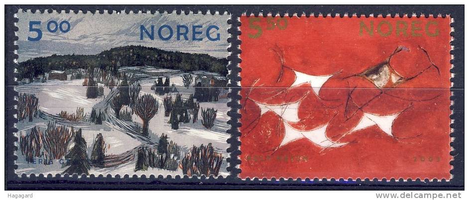 #Norway 2003. Graphics. Michel 1486-87. MNH (**) - Unused Stamps
