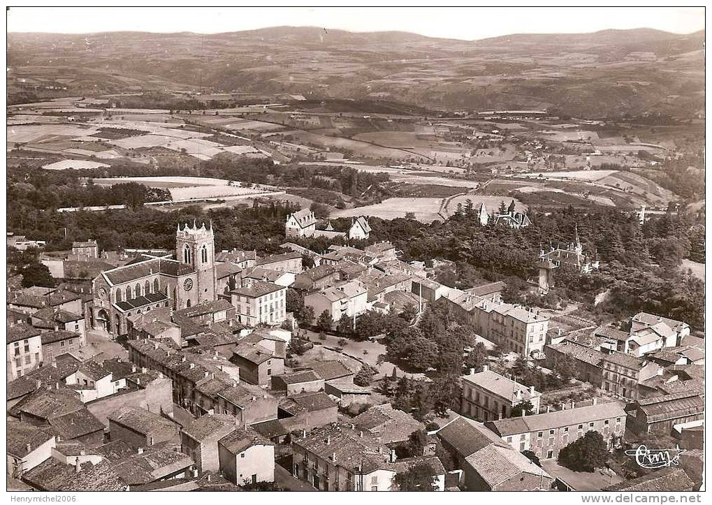 St Marin La Plaine ( Loire) Vue Aérienne, Ed Combier, - Altri & Non Classificati