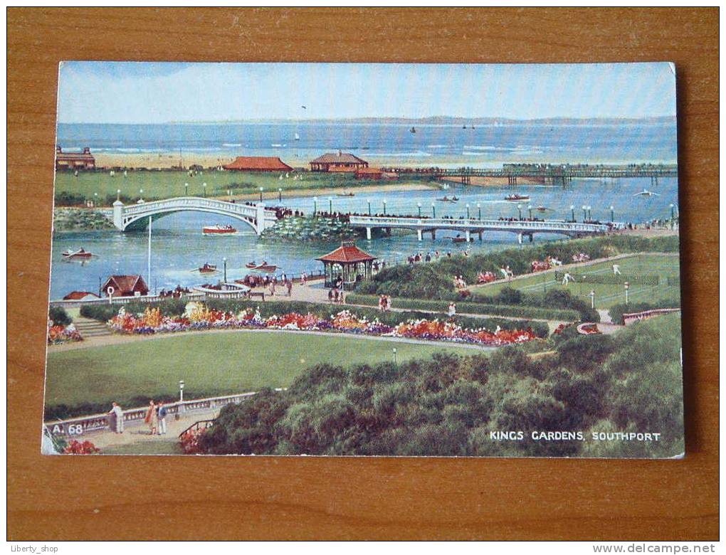 SOUTHPORT - KINGS GARDENS  / Anno 1953 ( Zie Foto Details ) !! - Southport