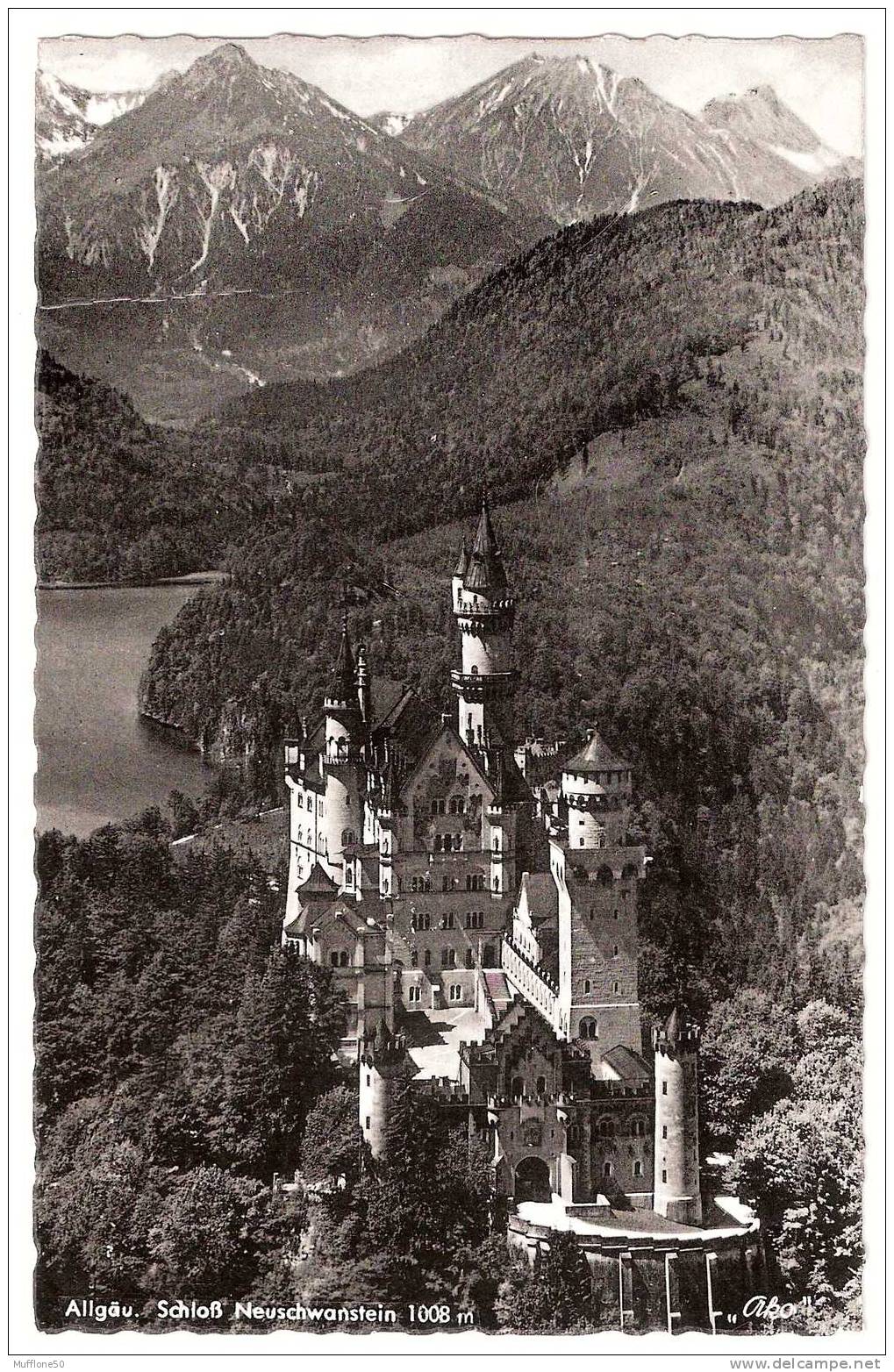 Germania 1954. Cartolina Di  FUSSEN - Castello. - Füssen