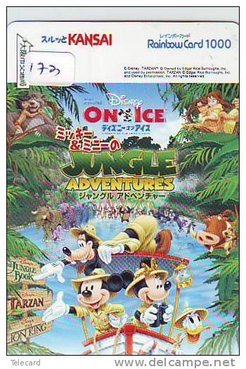 DISNEY Prepaidcard Japan (173)   Prepaid Karte Japan * Carte Prepayee Japon * Mickey Mouse - Disney