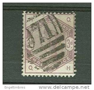 GB Victoria SG 191 3d Lilac Very Fine Used - Used Stamps