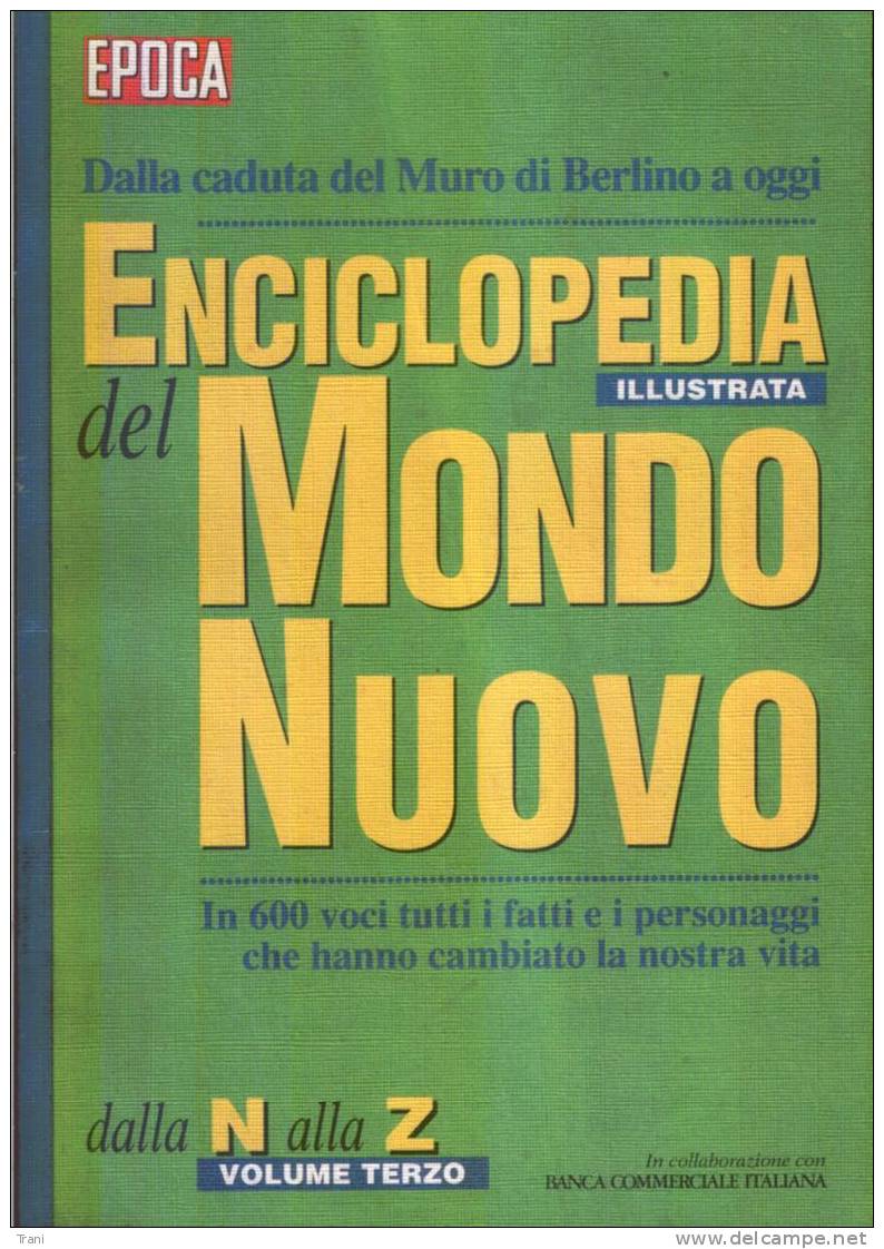 ENCICLOPEDIA DEL MONDO NUOVO - N-Z - Enciclopedias