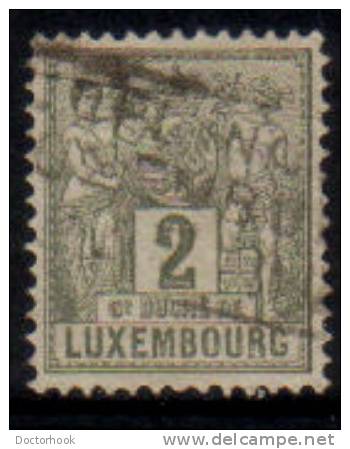 LUXEMBOURG   Scott #  49  VF USED - 1882 Allegorie