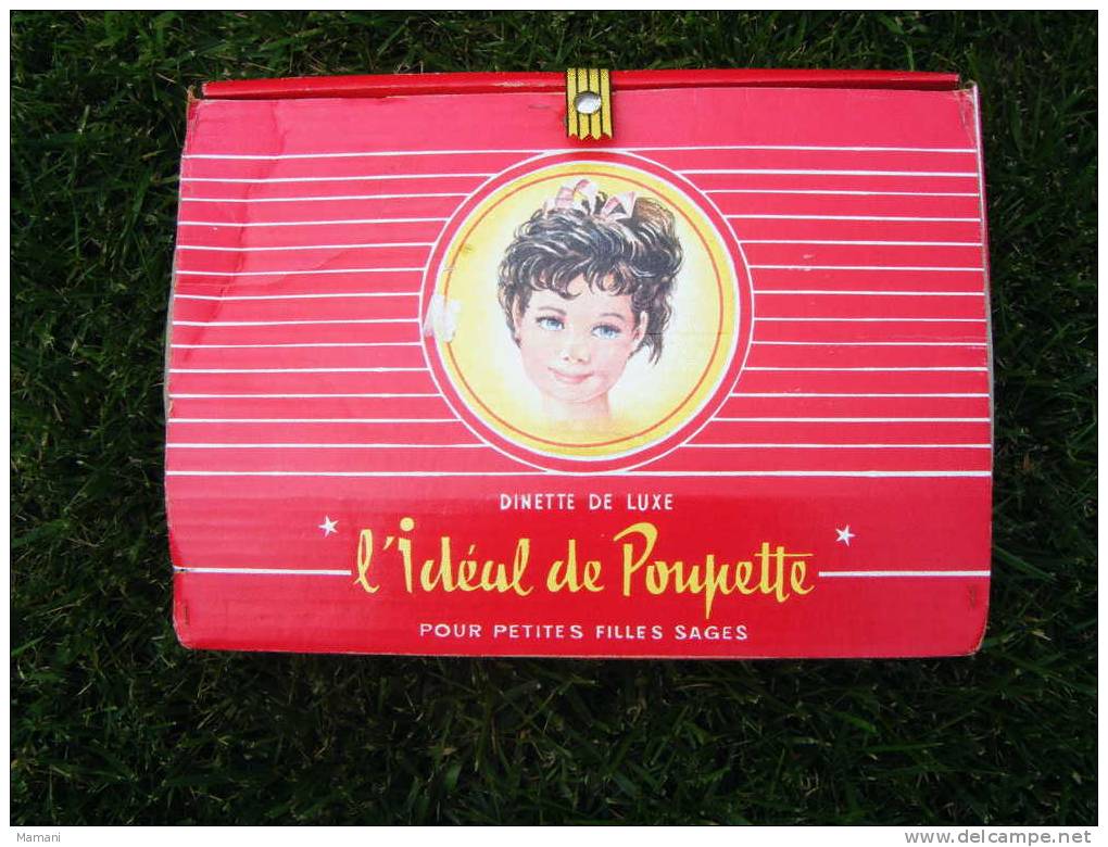 Coffret Carton- Dinette-l´ideal De Poupette -dinette De Luxe-----. - Toy Memorabilia