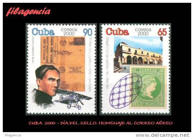 AMERICA. CUBA MINT. 2000 DÍA DEL SELLO CUBANO. AVIACIÓN - Nuevos