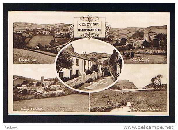 Multiview Postcard Berrynarbor Village Near Ilfracombe - Devon - Ref 433 - Ilfracombe