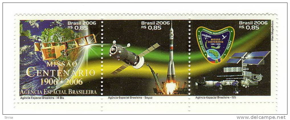 Brazil / Space / Brazil 100 Years  Anniversary - Südamerika