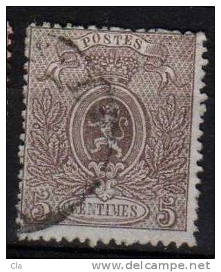 25A  Obl  Cob 85 - 1866-1867 Coat Of Arms