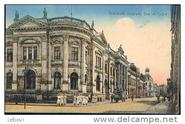 OSNABRÜCK "Osnabrücker Bank Und Postamt" (1920) - Osnabrueck