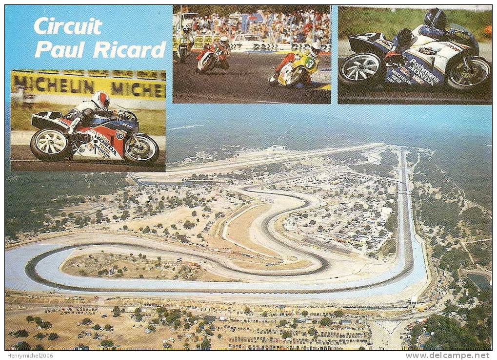 Le Castelet Vue Aérienne Du Circuit Paul Ricard , Courses De Motos - Le Castellet