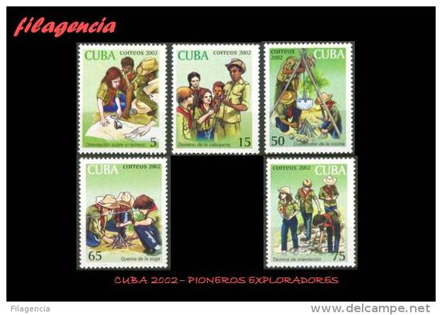 AMERICA. CUBA MINT. 2002 PIONEROS EXPLORADORES. MOVIMIENTO SCOUT - Nuevos