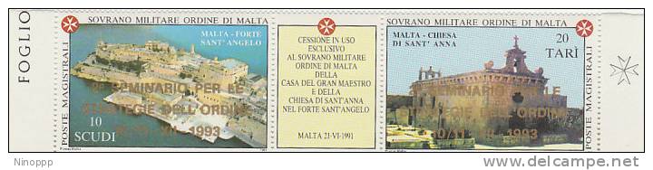 SMOM-1993 2nd Order Seminary 438-439 Set MNH - Malte (Ordre De)