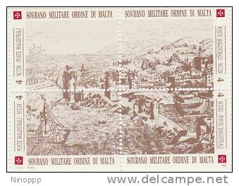 SMOM-1993 Old Fortress  Rhodes 434-437 MNH - Malte (Ordre De)