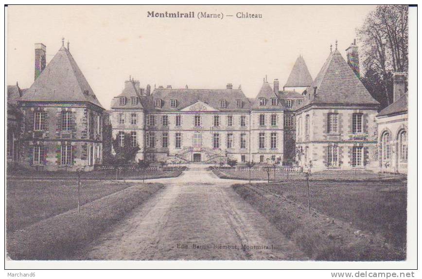 MARNE.MONTMIRAIL.CHATEAU - Montmirail