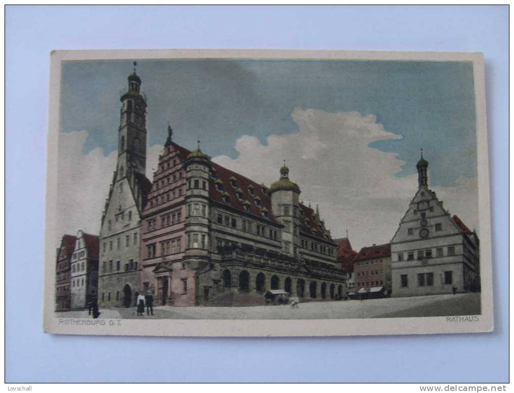 Rothenburg O. T. -  Rathaus. - Rotenburg (Wuemme)