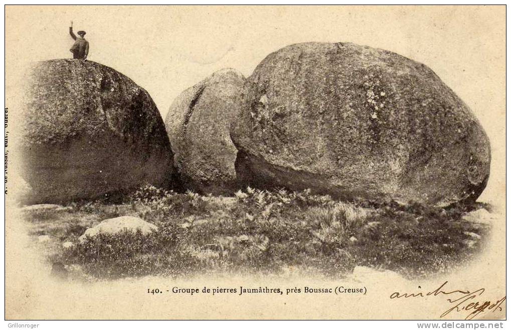 BROUSSAC 1903 (groupe De Pierres Jaumâthre) - Dolmen & Menhire