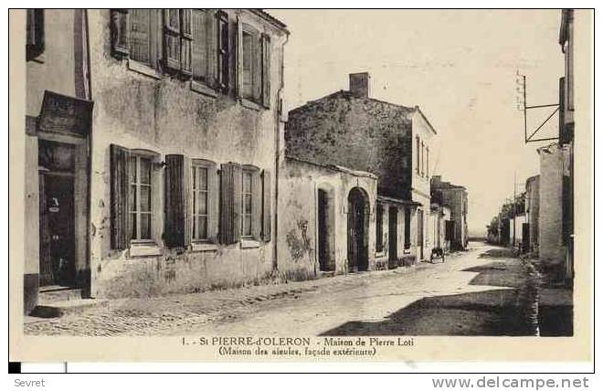 17  -  ILE D´OLERON. - St-Pierre.Maison De Pierre Loti. - Saint-Pierre-d'Oleron