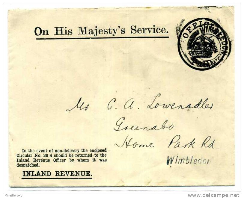 WWII / LETTRE FRANCHISE MILITAIRE / POUR  WIMBLEDON  GRANDE BRETAGNE 1945 - Marcofilie