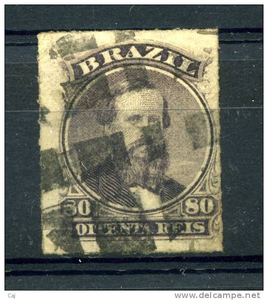 Brésil  -  1876  :  Yv  33  (o) - Gebraucht