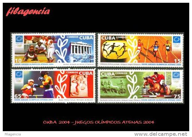 AMERICA. CUBA MINT. 2004 JUEGOS OLÍMPICOS EN ATENAS - Neufs
