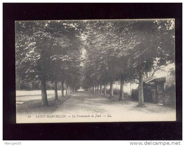 Saint Marcellin La Promenade De Joudédit.LL N° 24 Café  Belle Carte - Saint-Marcellin