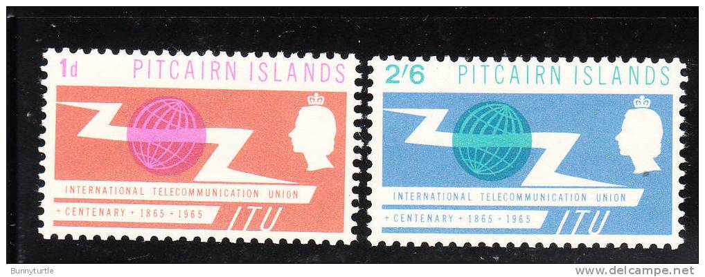 Pitcairn Islands 1965 ITU Issue Omnibus MNH - Pitcairn