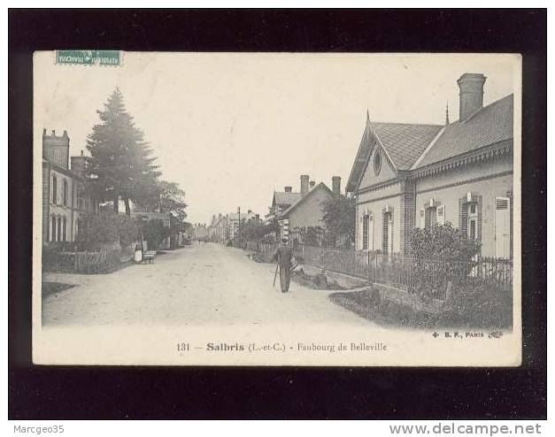 Salbris Faubourg De Belleville édit.B.F. N° 131 Animée  Belle Carte - Salbris