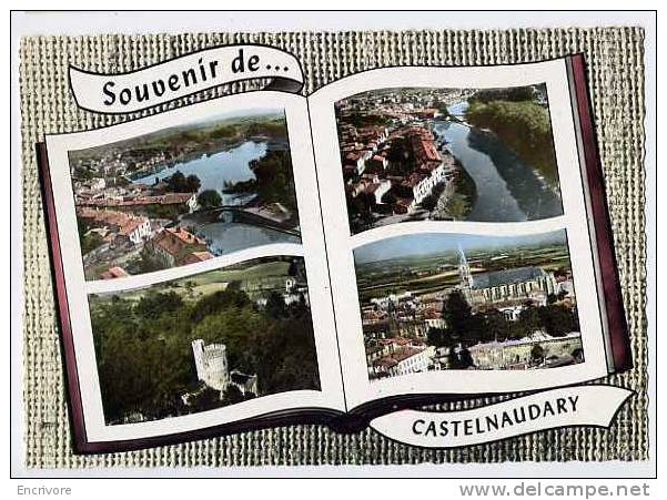 Cpsm CASTELNAUDARY Multi Vues Tour Ste Catherine Collegiale - Ed Sofer A11 C33 1003 - Castelnaudary