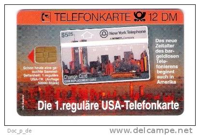 Germany - S 74 10/92 - Krüger  - Phonecard Picture  -  New York - Chipcard - Francobolli & Monete