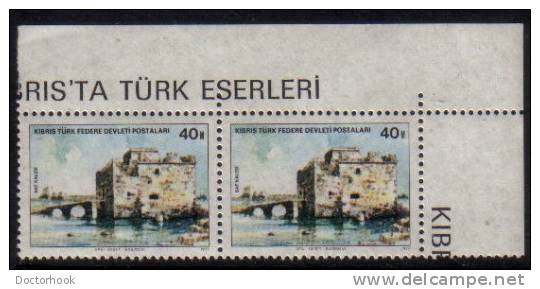 TURKEY--NORTHERN CYPRUS   Scott #  46-9**  VF MINT NH Pairs - Unused Stamps