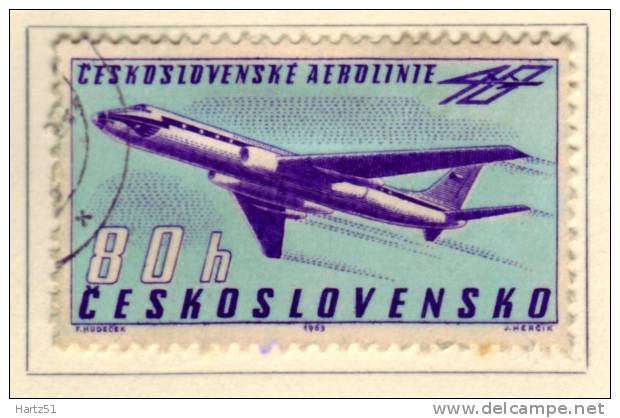 Tchécoslovaquie CSSR :  Aériens N° PA 57 (o) - Poste Aérienne
