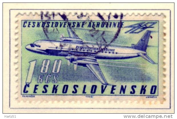 Tchécoslovaquie CSSR :  Aériens N° PA 58 (o) - Airmail