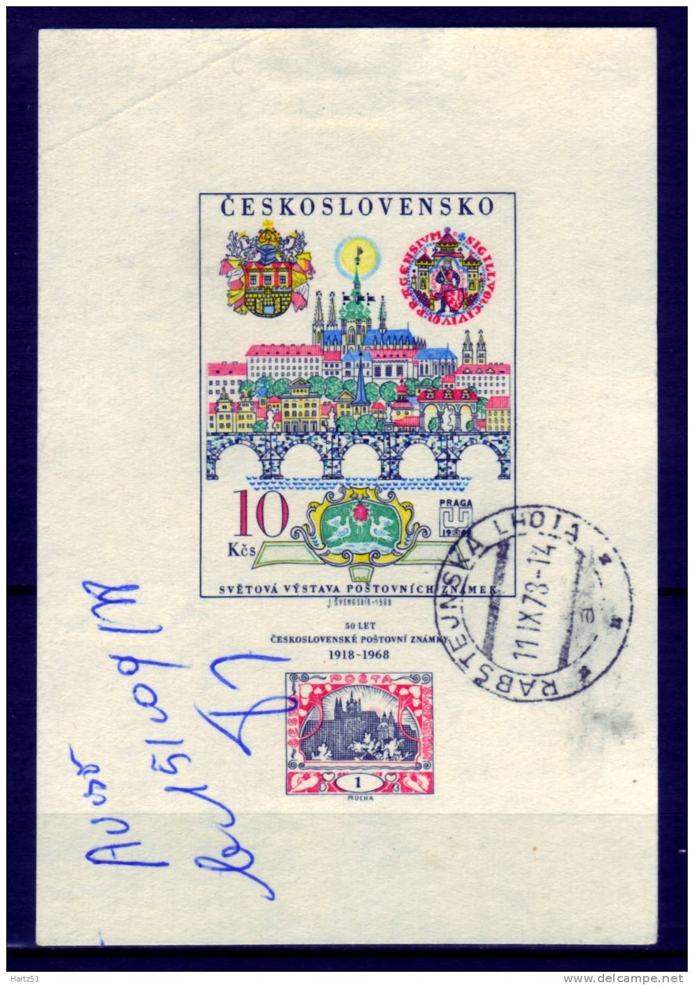 Tchécoslovaquie CSSR : Bloc N° 35 (o) - Blocks & Sheetlets