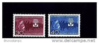 FINLAND - 1960  YEAR OF REFUGEE  SET  MINT NH - Neufs