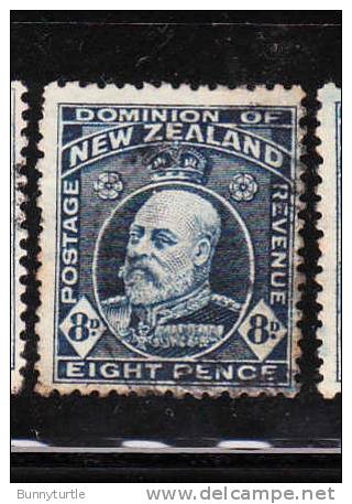 New Zealand 1909-12 Edward VII 8p Used - Gebruikt